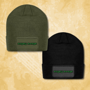 Patch Beanie</br>Angry Sarge Text