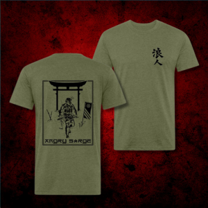 Green Fitted</br>Ronin Kanji & Warrior</br><sup>(without Words)</sup>