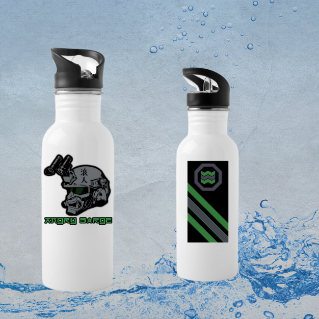 Water Bottle</br>Angry Sarge & Clan Flag
